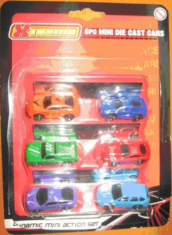 Мини-машинки - 6 PC Mini Die Cast Cars