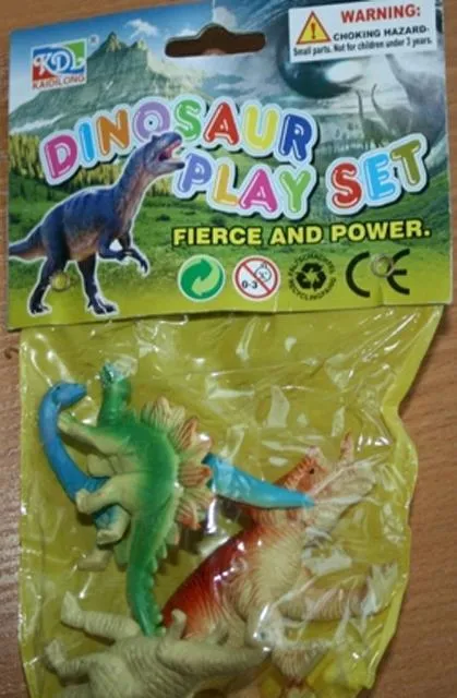 Plastic dinosaurs - Dinosaur Play Set, Fierce and Power