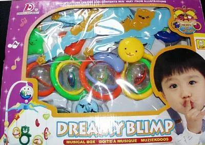 Cot suspended toy "Dreamy Blimp musical box" 