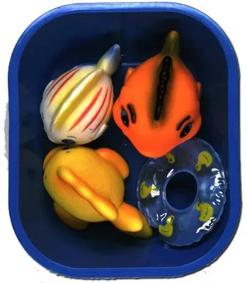 Set of bath toys "Baby & Co – Les jouets malins" 