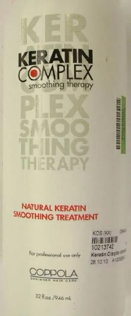 Hair treatment - Keratin Complex Smoothing Therapy, Natural Keratin Smoothing Treatment