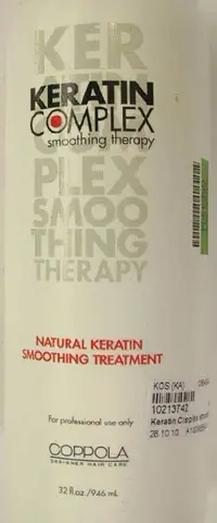 Средство для волос - Keratin Complex Smoothing Therapy, Natural Keratin Smoothing Treatment
