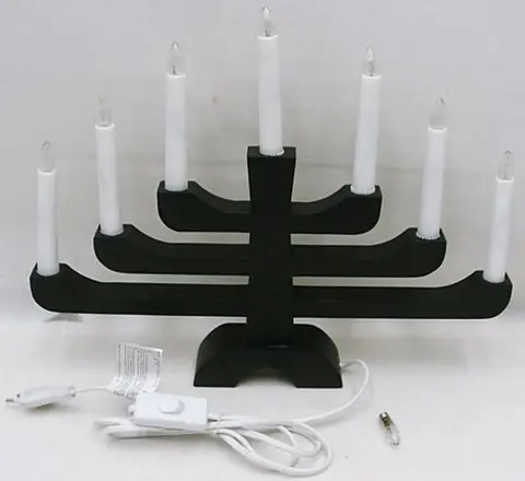 Electric table lamp (Adventsljusstake Maria 7 Armad)