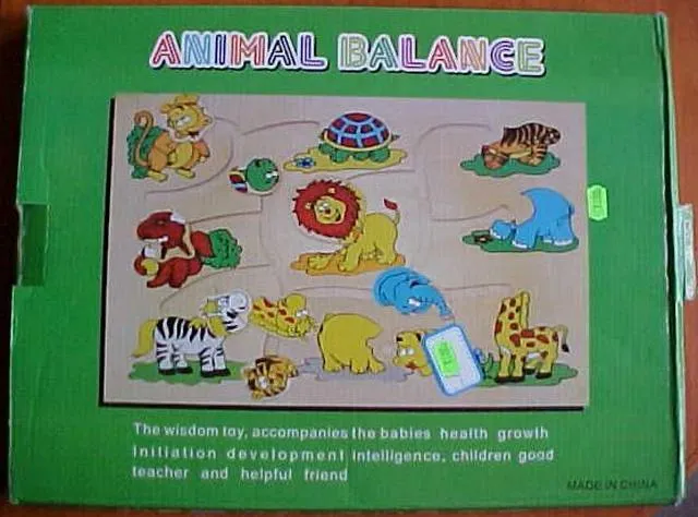 Wooden toy (ANIMAL BALANCE)