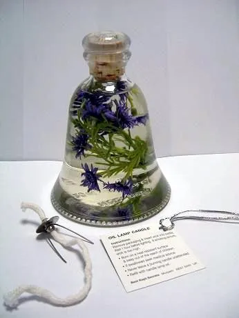 Decorative Oil Lamp Candles – Bell Glassware Oil Lamp