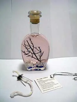 Decorative Oil Lamp Candles – Rebecca Glassware Oil Lamp