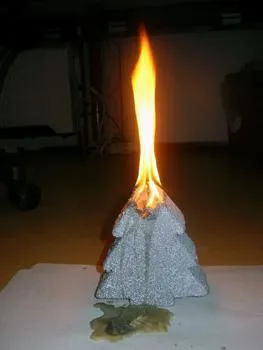 Candles in the shape of a fir tree