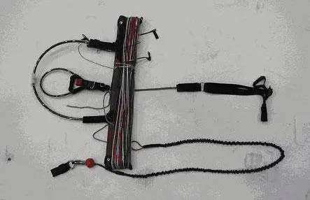 Kitesurf control bar "AIRUSH" Type/model: 5-line Pilot bars 25 m 50 cm