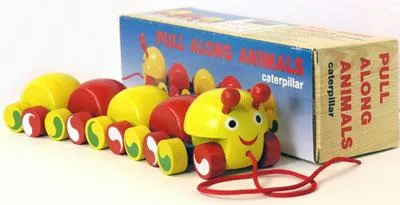 Pull along toy – caterpillar