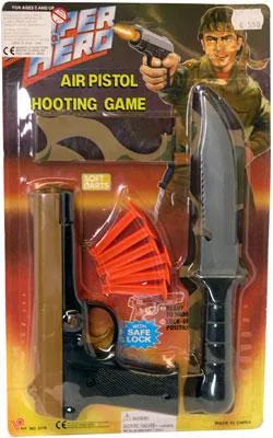 Набор игрушечного оружия «Super Hero Air Pistol Shooting Game»
