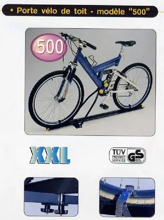 Car accessories - roof rack for bikes "SIEPA"Type/model: Model XXL 500