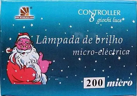 Гирлянда «MINGHUI - Lampade de Brilho micro-electrica 200 micro»