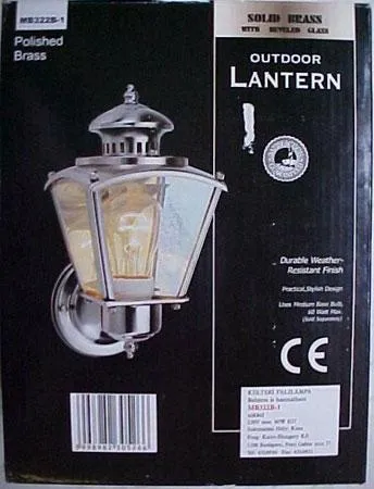 Outdoor wall-mounted lamp