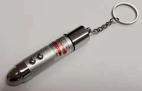 Laser pointer with shock function