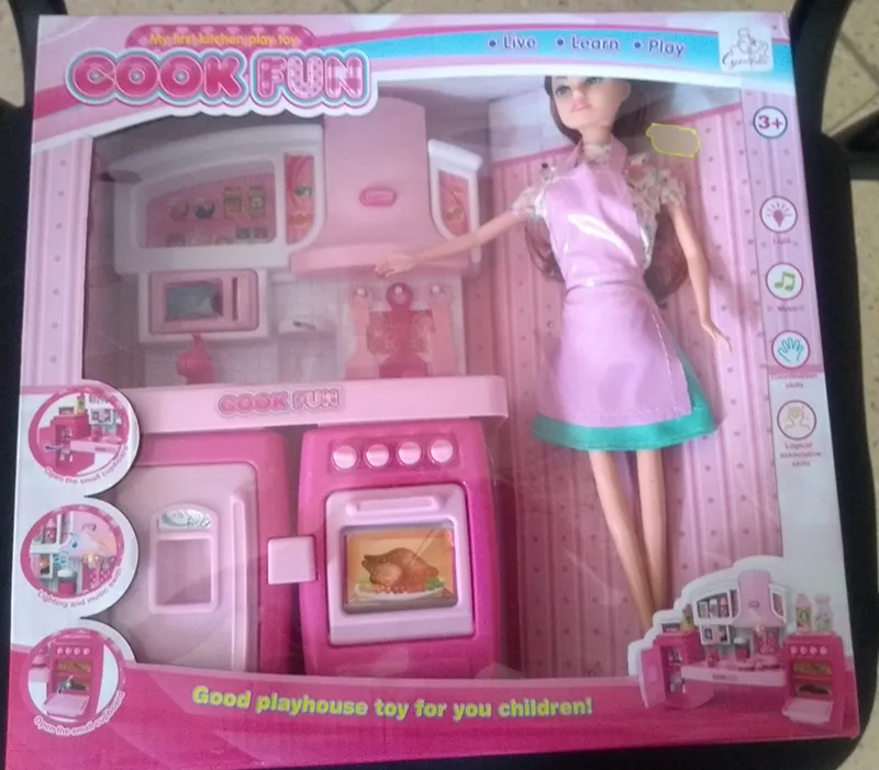Plastic Doll with accessories