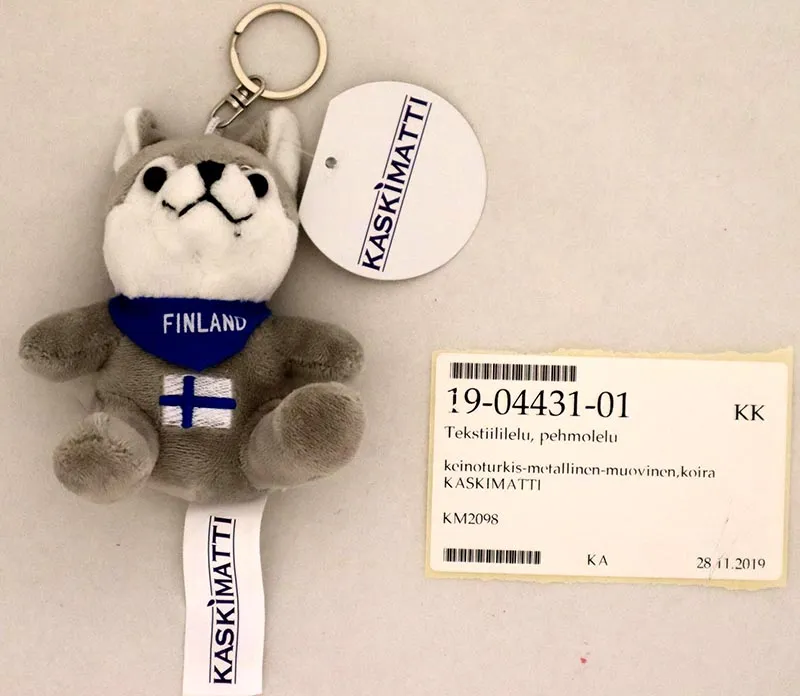 Soft toys with keyring