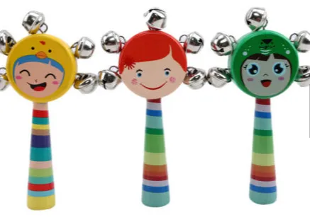 Wooden rattle toy