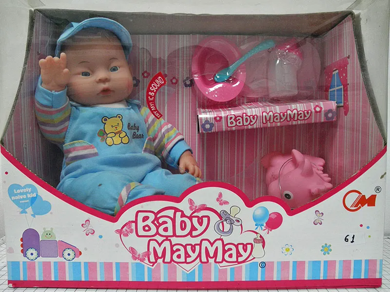 Soft-filled doll with accessories