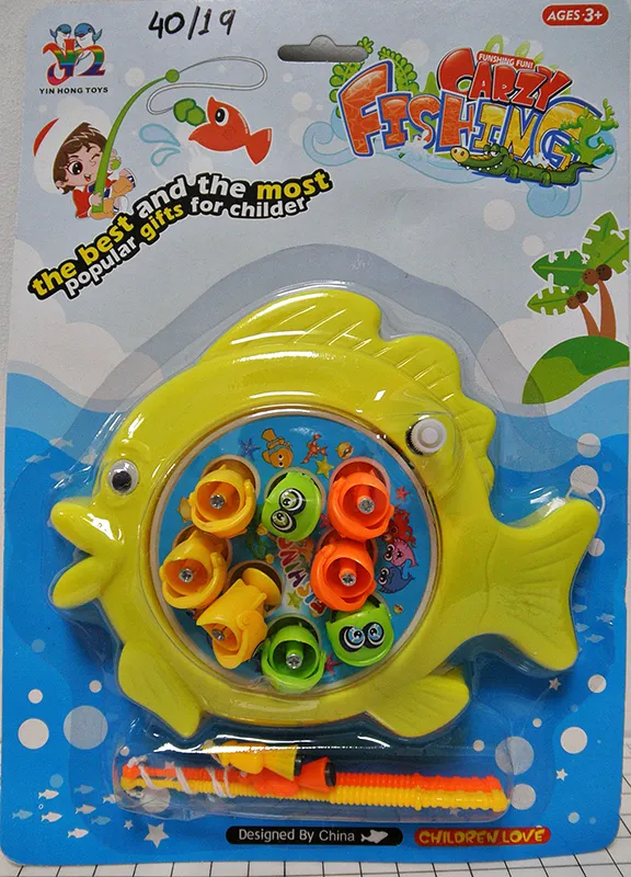 Magnetic fishing toy