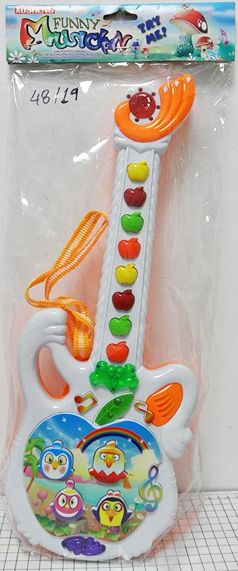 Battery-operated toy guitar