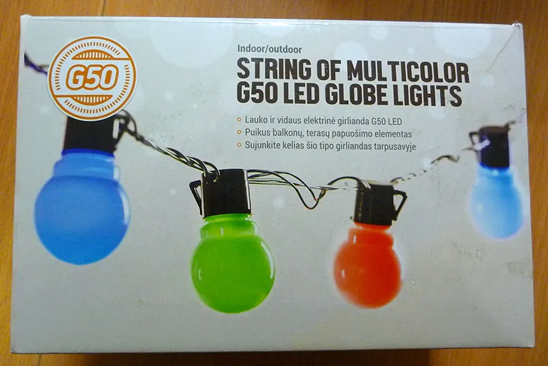 Multicolor lighting chain