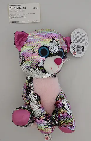 Plush toy with sequins