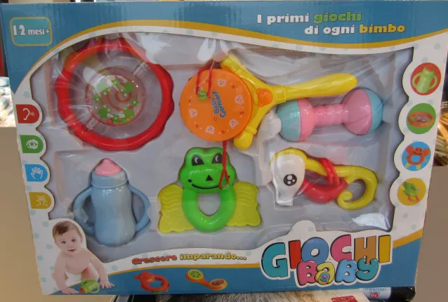 Set of rattle toys