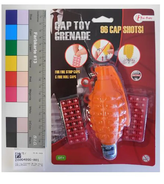Toy hand grenade