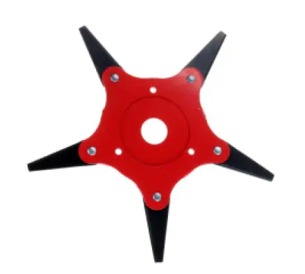 Flail-type cutting attachment for brush cutter