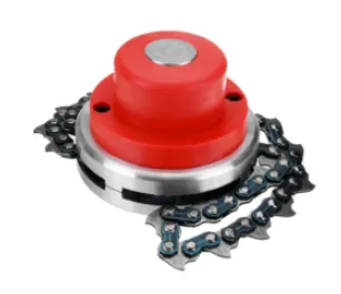 Flail type cutting attachment for brush cutter