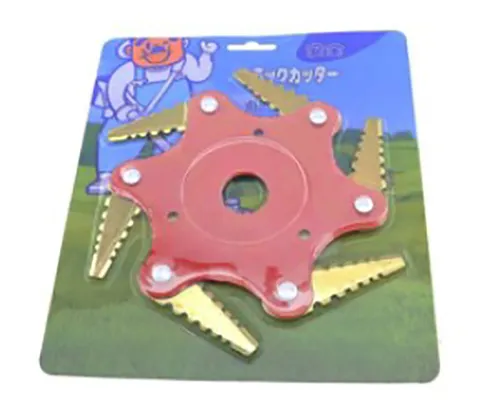 Flail-type cutting attachment for brush cutter