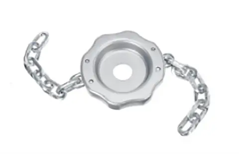 Flail-type cutting attachment for brush cutter