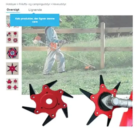Flail-type cutting attachment for brush cutter