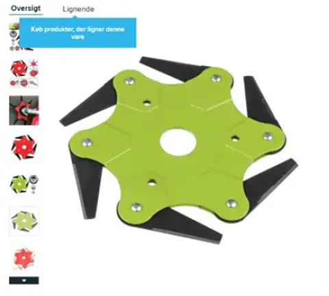 Flail-type cutting attachment for brush cutter