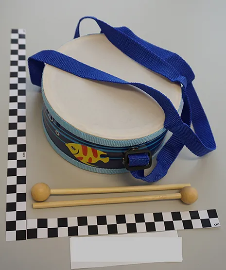Wooden toy drum