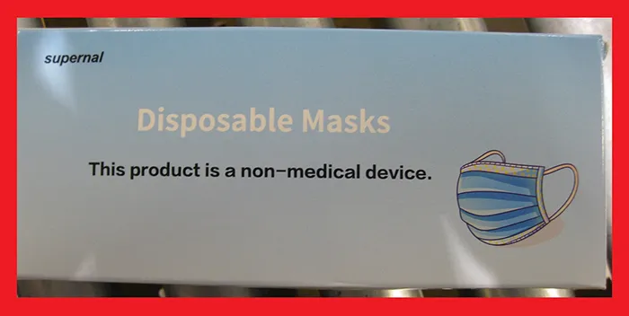 Particle filter mask