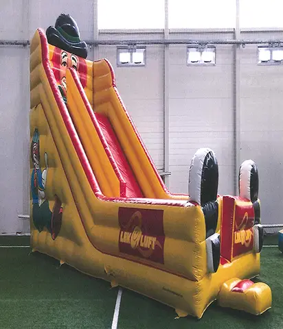 Inflatable climbing and obstacle course