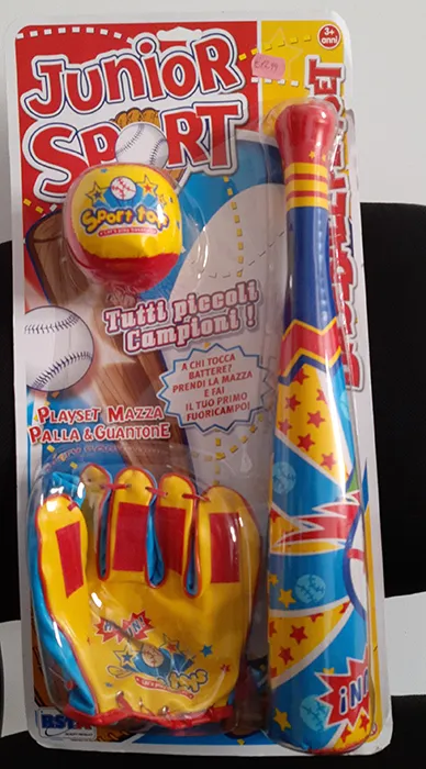 Baseball toy set