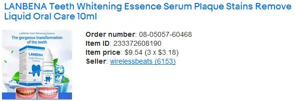Teeth Whitening Essense Serum