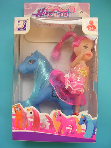 Plastic doll set