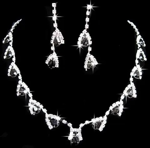 Necklace and earrings