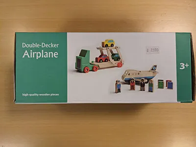 Wooden toy car