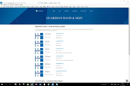 Hand disinfectant