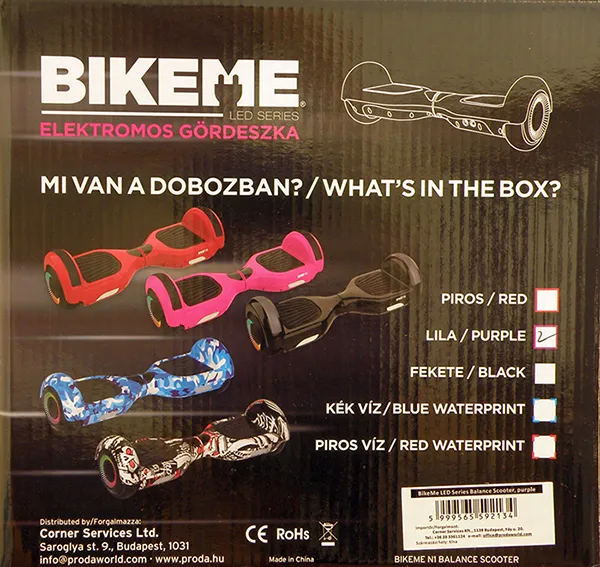 Self-balancing scooter (hoverboard)