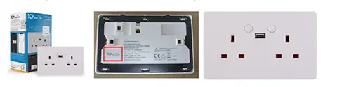 WiFi connected plug socket