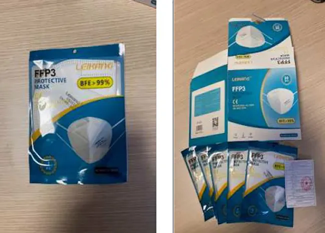 Particle filter mask