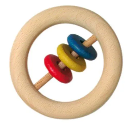 Wooden rattle