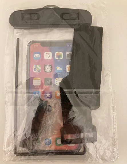 Waterproof cellphone case with bracelet
