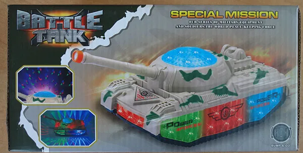 Toy with batteries