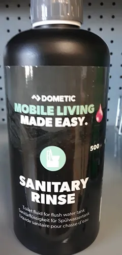 Liquid detergent for toilets